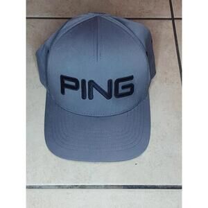 Ping Grey Flex Fit Golf Hat L/XL